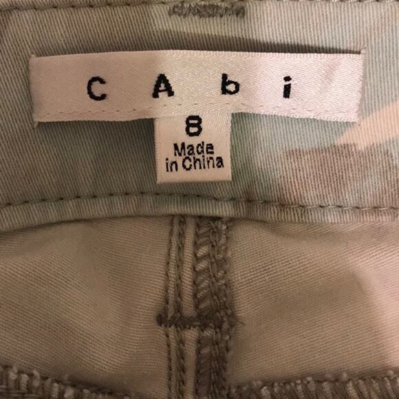 CAbi #227 Tropical Palm Leaf Cropped Skinny Jeans - Picture 7 of 8